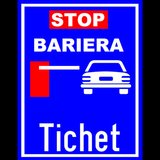 Placuta pentru stop bariera tichet